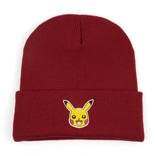 Lade das Bild in den Galerie-Viewer, Pokemon Pikachu Mütze Unisex für Herbst / Winter kaufen
