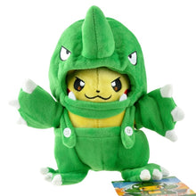 Lade das Bild in den Galerie-Viewer, Pikachu Cosplay Snorlax Relaxo oder Tyranitar Pokemon Plüsch Figuren kaufen
