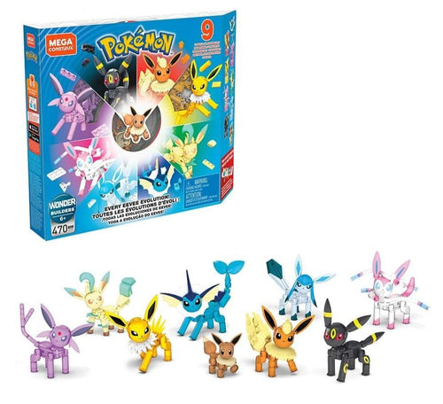 Pokémon Evoli Legendäres Evolitionsset mit 9 Figuren mit 470 Bausteinen, Spielzeug kaufen