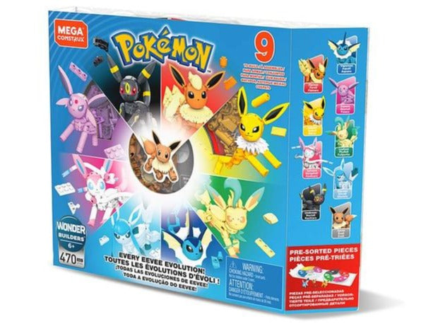 Pokémon Evoli Legendäres Evolitionsset mit 9 Figuren mit 470 Bausteinen, Spielzeug kaufen