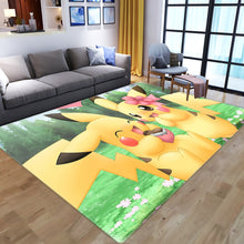 Lade das Bild in den Galerie-Viewer, Pokemon Pikachu Flannel Teppich Matte (verschiedene Motive) kaufen
