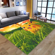 Lade das Bild in den Galerie-Viewer, Pokemon Pikachu Flannel Teppich Matte (verschiedene Motive) kaufen
