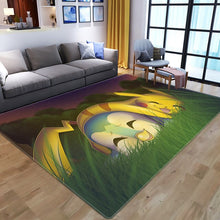 Lade das Bild in den Galerie-Viewer, Pokemon Pikachu Flannel Teppich Matte (verschiedene Motive) kaufen
