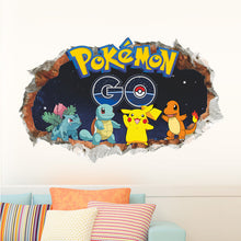 Lade das Bild in den Galerie-Viewer, 3D Pokemon Detektiv Pikachu Wand Sticker (45cm*60cm) kaufen
