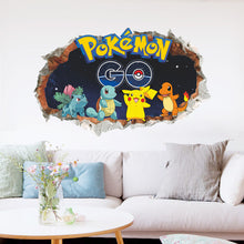 Lade das Bild in den Galerie-Viewer, 3D Pokemon Detektiv Pikachu Wand Sticker (45cm*60cm) kaufen
