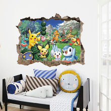 Lade das Bild in den Galerie-Viewer, 3D Pokemon Detektiv Pikachu Wand Sticker (45cm*60cm) kaufen
