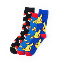 Load image into Gallery viewer, Pokemon Pikachu Socken in verschiedenen Looks kaufen
