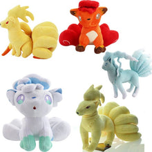 Lade das Bild in den Galerie-Viewer, Alola Vulpix Stoff Pokemon - 5 verschiedene Motive (ca. 15cm - 21cm) kaufen
