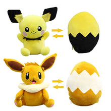 Lade das Bild in den Galerie-Viewer, Pichu Kuscheltier Transformer Ei Edition (ca. 30cm) kaufen
