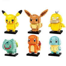 Lade das Bild in den Galerie-Viewer, Pockemon Baustein Sets (Pikachu, Schiggy, Enton etc.) 7 Motive kaufen
