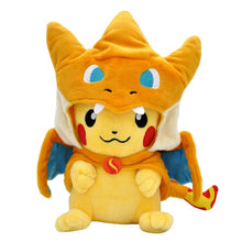 Lade das Bild in den Galerie-Viewer, Pikachu Cosplay Snorlax Relaxo oder Tyranitar Pokemon Plüsch Figuren kaufen
