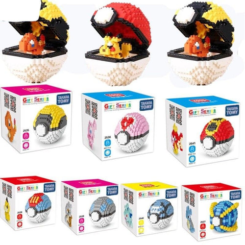 Pokemon Pokeball / Pokebälle Baustein Set kaufen