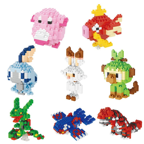 Mini Pokemon Baustein Figuren: Groudon Kyogre Rayquaza Sobble Scorbunny Grookey Chaneira uvm. kaufen