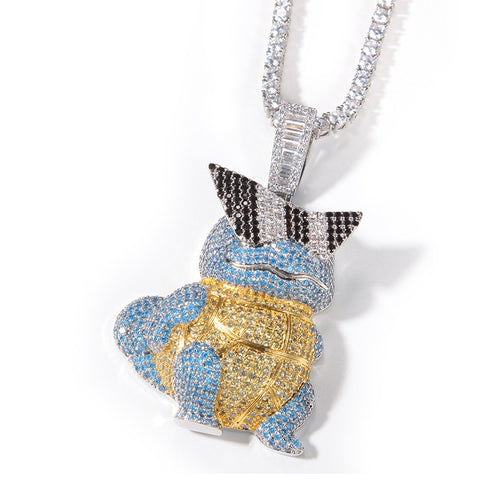 Schiggy Squritle - Stylishe Pokemon Hip Hop Hals Kette kaufen