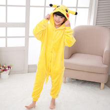 Lade das Bild in den Galerie-Viewer, Pikachu Kostüm Onesie für Kinder kaufen
