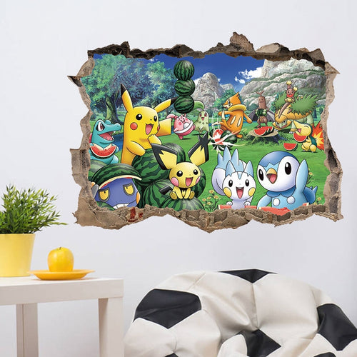 Pokemon Poke Trainer Wand Sticker kaufen