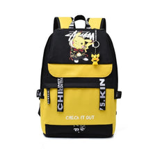 Load image into Gallery viewer, Großer Pokemon Schulrucksack mit USB Ladebuchse im Pikachu Look kaufen
