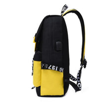 Load image into Gallery viewer, Großer Pokemon Schulrucksack mit USB Ladebuchse im Pikachu Look kaufen
