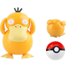 Load image into Gallery viewer, Enton Psyduck Figur im Pokeball - Pokemon Spielzeug kaufen
