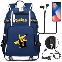 Lade das Bild in den Galerie-Viewer, Pokemon Rucksack mit USB - ideal für Laptops kaufen
