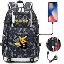 Lade das Bild in den Galerie-Viewer, Pokemon Rucksack mit USB - ideal für Laptops kaufen
