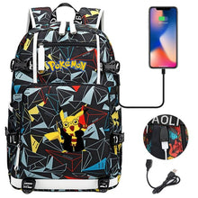 Lade das Bild in den Galerie-Viewer, Pokemon Rucksack mit USB - ideal für Laptops kaufen
