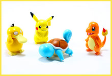 Lade das Bild in den Galerie-Viewer, 6er Set Pokemon Figuren: Pikachu, Pummeluff, Schiggy, Bisasam, Enton und Glumanda kaufen
