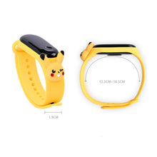 Lade das Bild in den Galerie-Viewer, Pokémon Pikachu Armband mit Digital Uhr für Kinder kaufen
