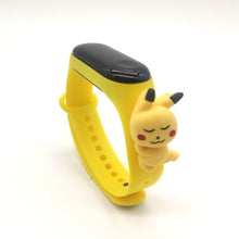 Lade das Bild in den Galerie-Viewer, Pokémon Pikachu Armband mit Digital Uhr für Kinder kaufen
