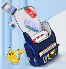 Lade das Bild in den Galerie-Viewer, Schul Rucksack mit Pikachu Pokemon Motiv kaufen
