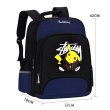 Lade das Bild in den Galerie-Viewer, Schul Rucksack mit Pikachu Pokemon Motiv kaufen
