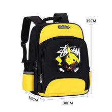 Lade das Bild in den Galerie-Viewer, Schul Rucksack mit Pikachu Pokemon Motiv kaufen
