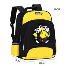 Lade das Bild in den Galerie-Viewer, Schul Rucksack mit Pikachu Pokemon Motiv kaufen
