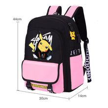 Lade das Bild in den Galerie-Viewer, Schul Rucksack mit Pikachu Pokemon Motiv kaufen
