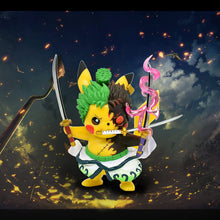 Lade das Bild in den Galerie-Viewer, Pikachu Anime Kawaii Cosplay Roronoa Zoro Pokemon Figur (ca. 10cm) kaufen
