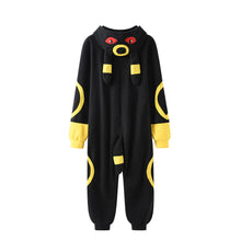 Lade das Bild in den Galerie-Viewer, Flauschiger Nachtara Umbreon Onesie Pyjama kaufen
