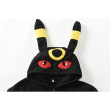 Lade das Bild in den Galerie-Viewer, Flauschiger Nachtara Umbreon Onesie Pyjama kaufen
