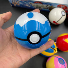 Lade das Bild in den Galerie-Viewer, Große Pokebälle (ca. 8cm) mit Figuren (8 Stk. im Spiel Set) kaufen
