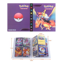 Lade das Bild in den Galerie-Viewer, Pokemon Glurak Charizard u. a. Sammel Karten Album für 240 Karten kaufen
