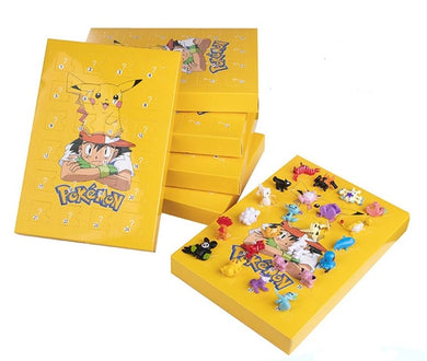 24 verschiedene Pokemon Figuren in Box Advents Kalender kaufen