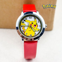 Lade das Bild in den Galerie-Viewer, Pokemon Pikachu Kinder Uhr in verschiedenen Farben kaufen
