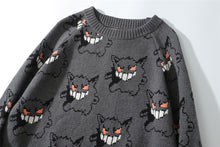 Load image into Gallery viewer, Stylisher Pokemon Gengar Oversize Pullover Kleidung kaufen
