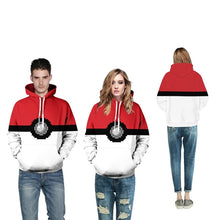 Lade das Bild in den Galerie-Viewer, Pokémon Pokéball Hoodie für Damen und Herren kaufen
