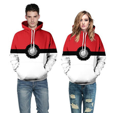 Lade das Bild in den Galerie-Viewer, Pokémon Pokéball Hoodie für Damen und Herren kaufen
