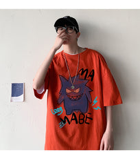 Load image into Gallery viewer, Cooles Oversize T-Shirt mit Pokémon Gengar Print kaufen

