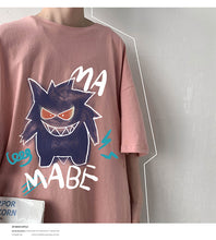 Load image into Gallery viewer, Cooles Oversize T-Shirt mit Pokémon Gengar Print kaufen
