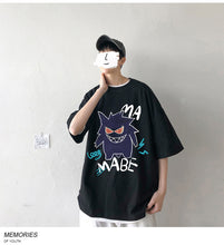 Load image into Gallery viewer, Cooles Oversize T-Shirt mit Pokémon Gengar Print kaufen
