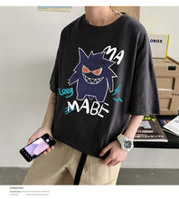 Load image into Gallery viewer, Cooles Oversize T-Shirt mit Pokémon Gengar Print kaufen

