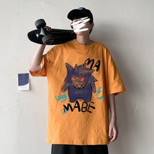 Load image into Gallery viewer, Cooles Oversize T-Shirt mit Pokémon Gengar Print kaufen
