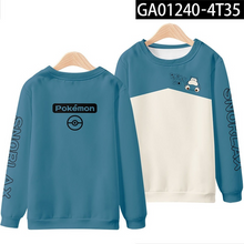 Lade das Bild in den Galerie-Viewer, Pokémon Snorlax Relaxo Sweatshirt Hoodie Langarm Hoodie für Männer kaufen
